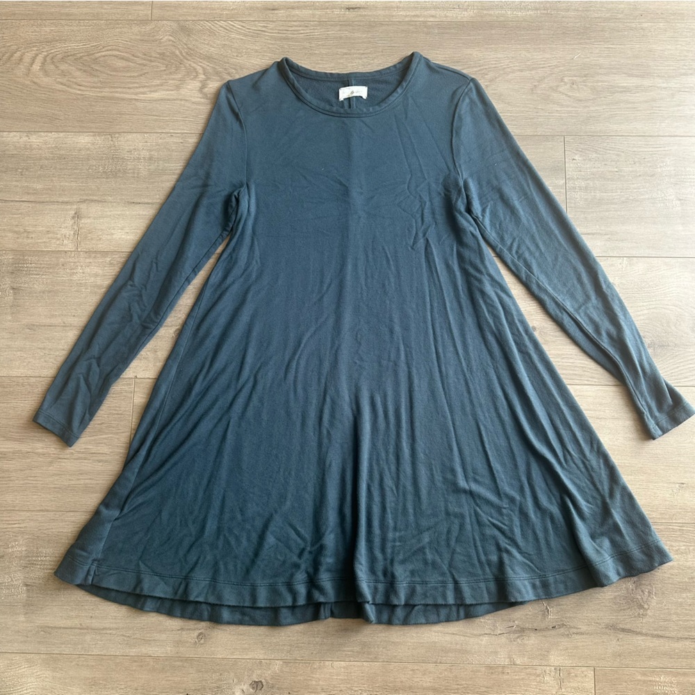 Lou & Grey long sleeve dark blue dress - size XS